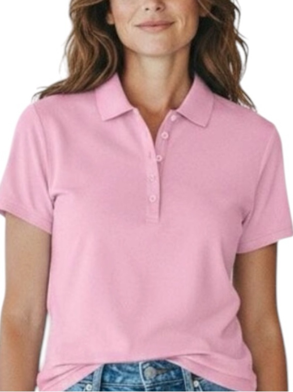EP Pro Pink Golf Polo Sz M Fair to good condition